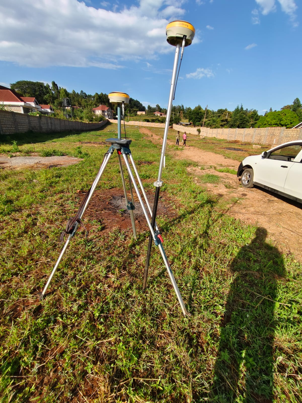 Topographic survey site
